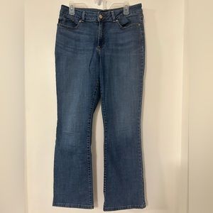 Lee Modern Series Curvy Fit Bootcut Jeans, size 14 Medium